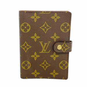 Louis Vuitton Monogram Agenda PM Planner Cover R20005 Brown for Men and Women